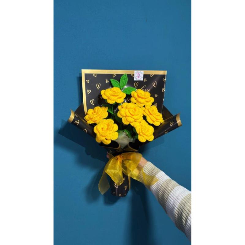 Rosas a crochet - 9