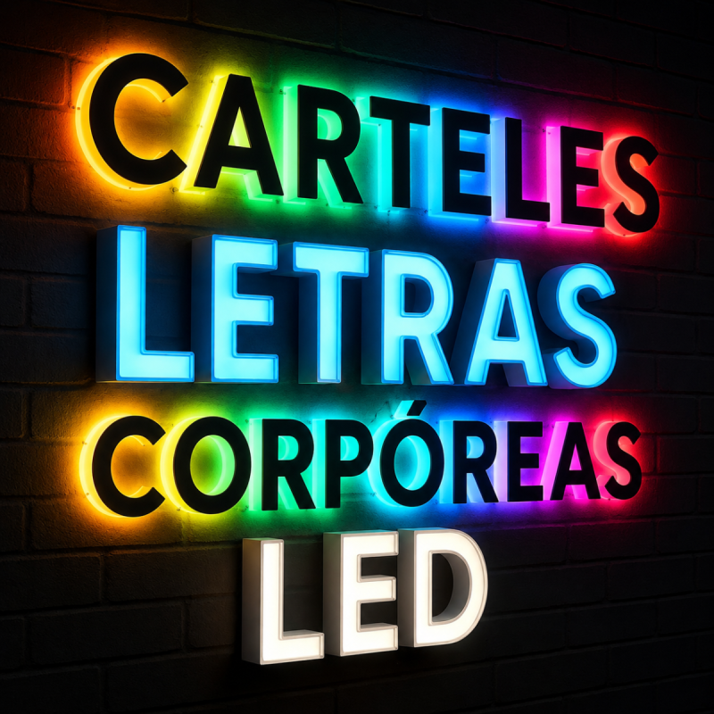 CartelerÍa Corporea Led