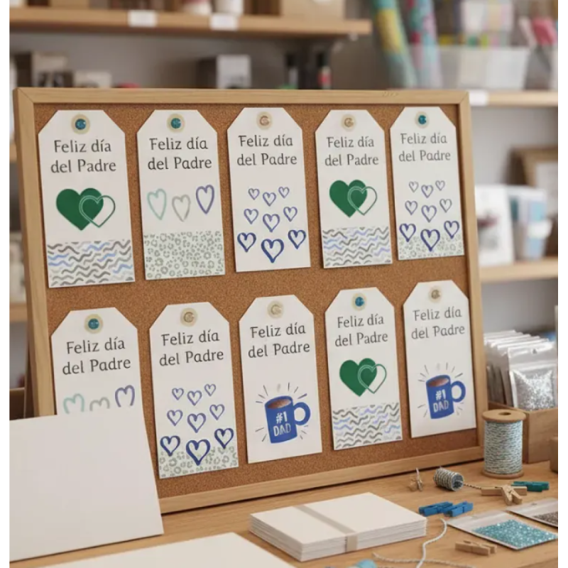 Día del Padre; Tags, etiquetas y tarjetas para regalos - PDF imprimible