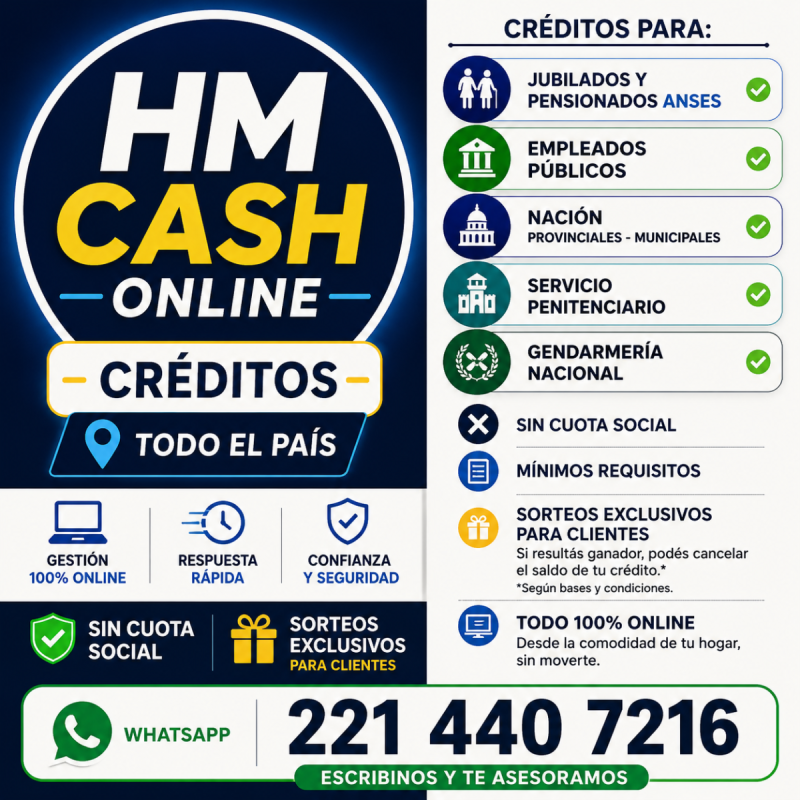 Créditos ya ! pedí tu crédito sin compromiso !