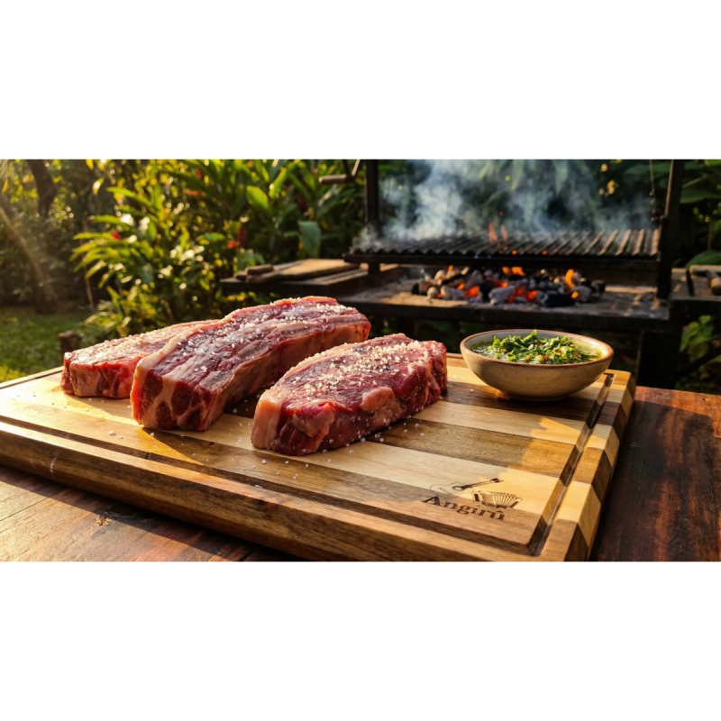 Tabla para picar y servir carne