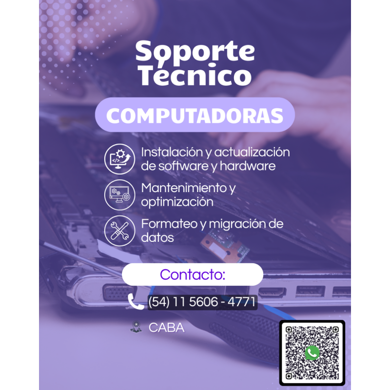 💻 Reparación de notebooks y PCs en CABA – Soporte técnico