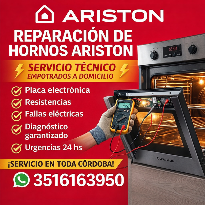Técnico Especialista en Hornos Ariston