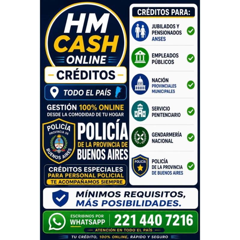 Créditos ya ! pedí tu crédito sin compromiso !