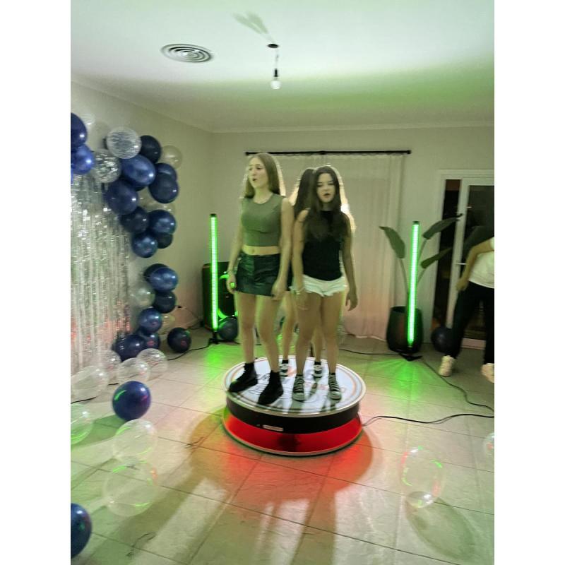 Plataforma giratoria 360 para fiestas eventos cumpleaños Bodas - 2