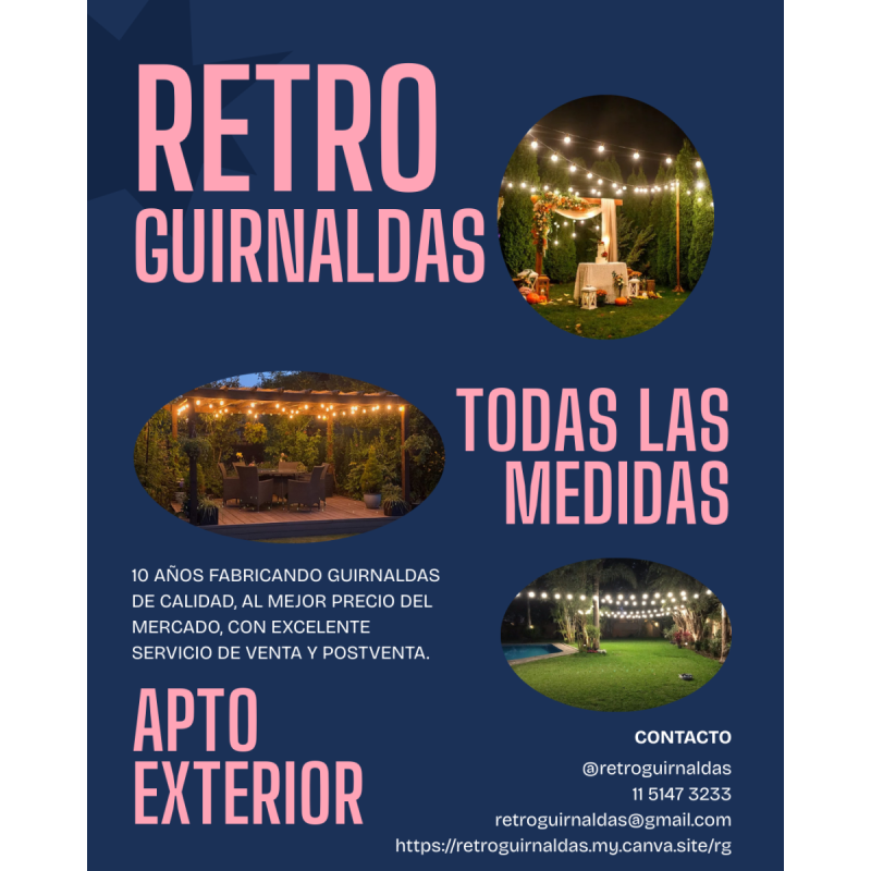 Guirnaldas con Luces