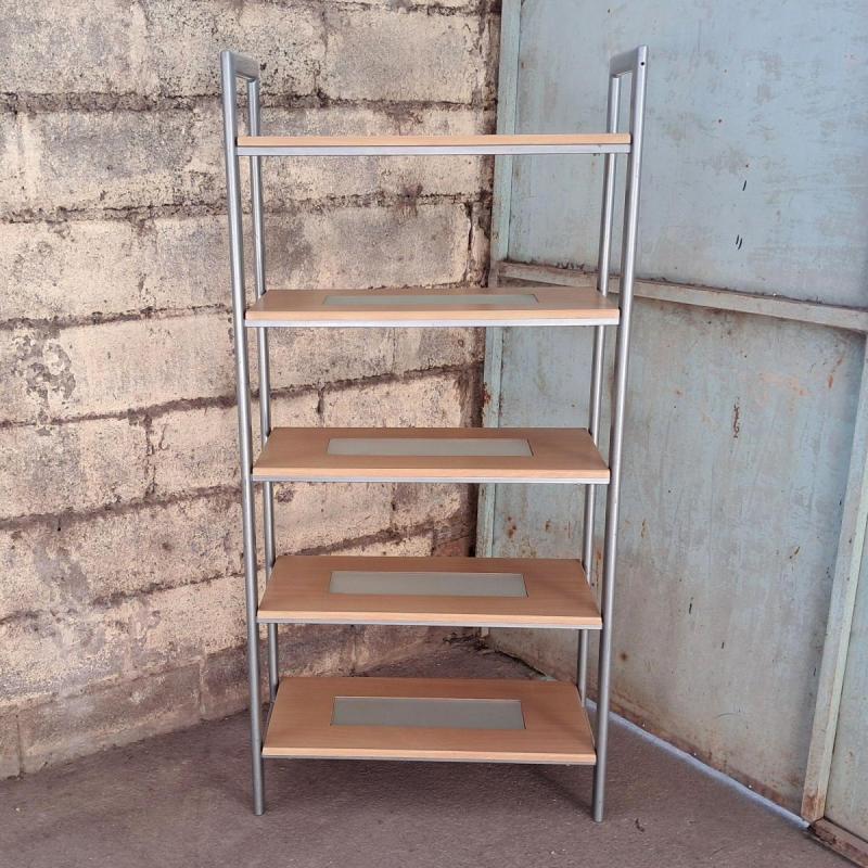 Estante De Hierro Y Madera Modelo PREMIUM Multiuso Como Nuevo!
