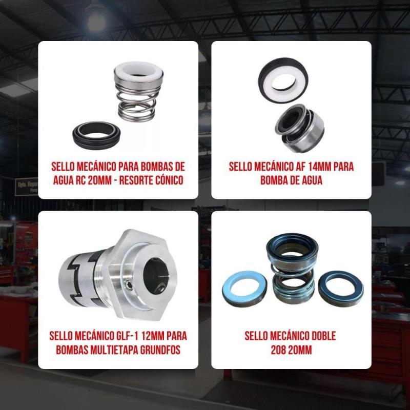 Sello Mecanico MEC-560 (PF) para Eje de 1 3/8" - Resorte Recto - 8/16