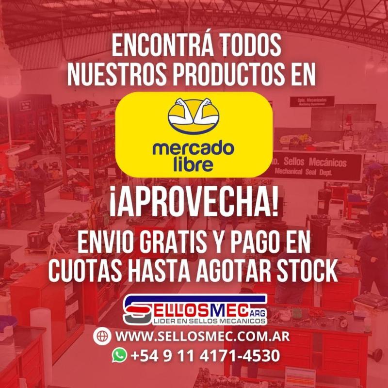 Sello Mecanico MEC-560 (PF) para Eje de 1 3/8" - Resorte Recto - 12