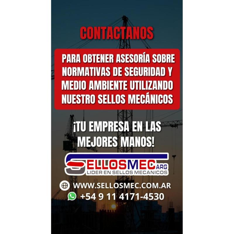 Sello Mecanico MEC-560 (PF) para Eje de 1 1/4" - Resorte Recto - 9