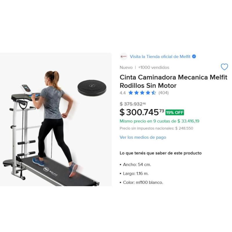 Vendo cinta de caminar magnetica rio cuarto