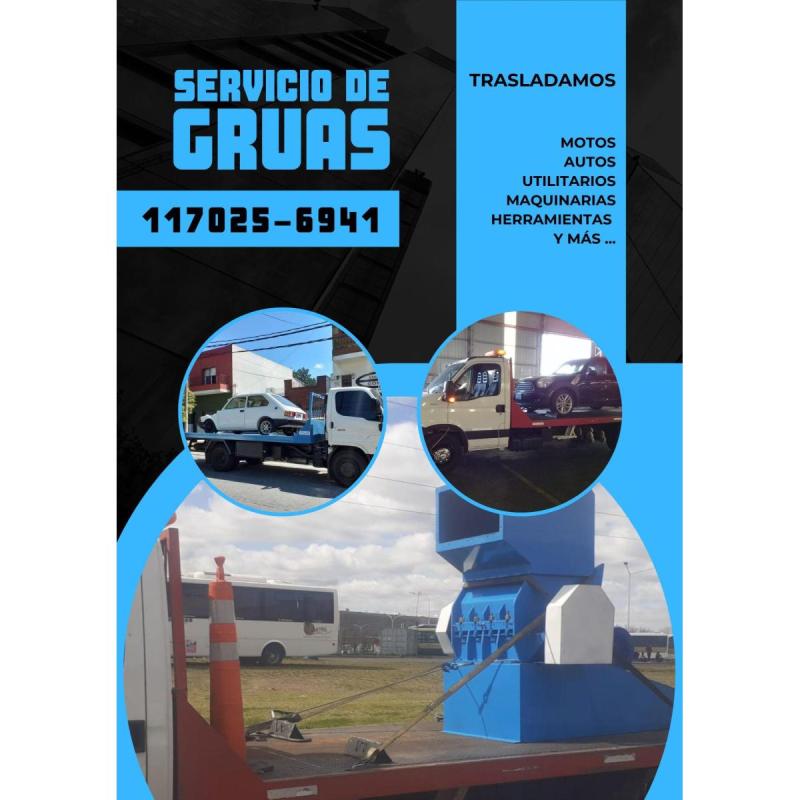 Gruas en San Martín las 24 horas - Traslados en CABA y GBA