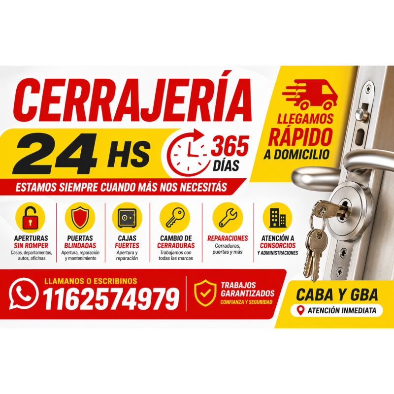 Cerrajeros a domicilio en san martin urgencias las 24 horas