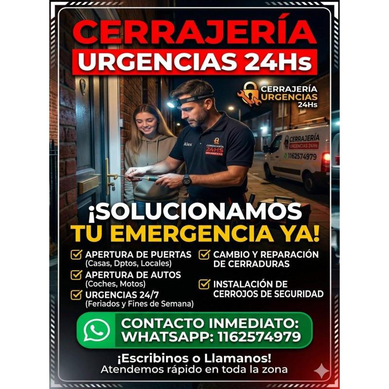 Cerrajeros a domicilio en caballito urgencias las 24 horas