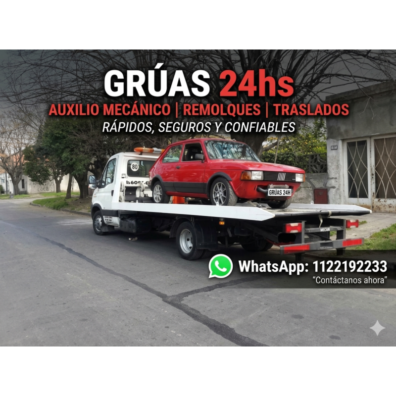grúas planchas las 24 horas los 365 días del año llámenos - 6