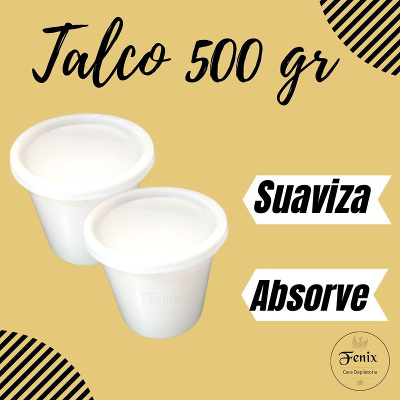 Talco en pote de 500 Gr