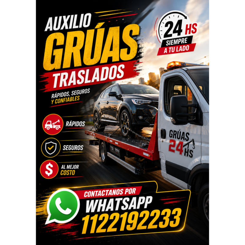 Traslados a todo tipo de vehiculos, llamanos. su consulta no molesta