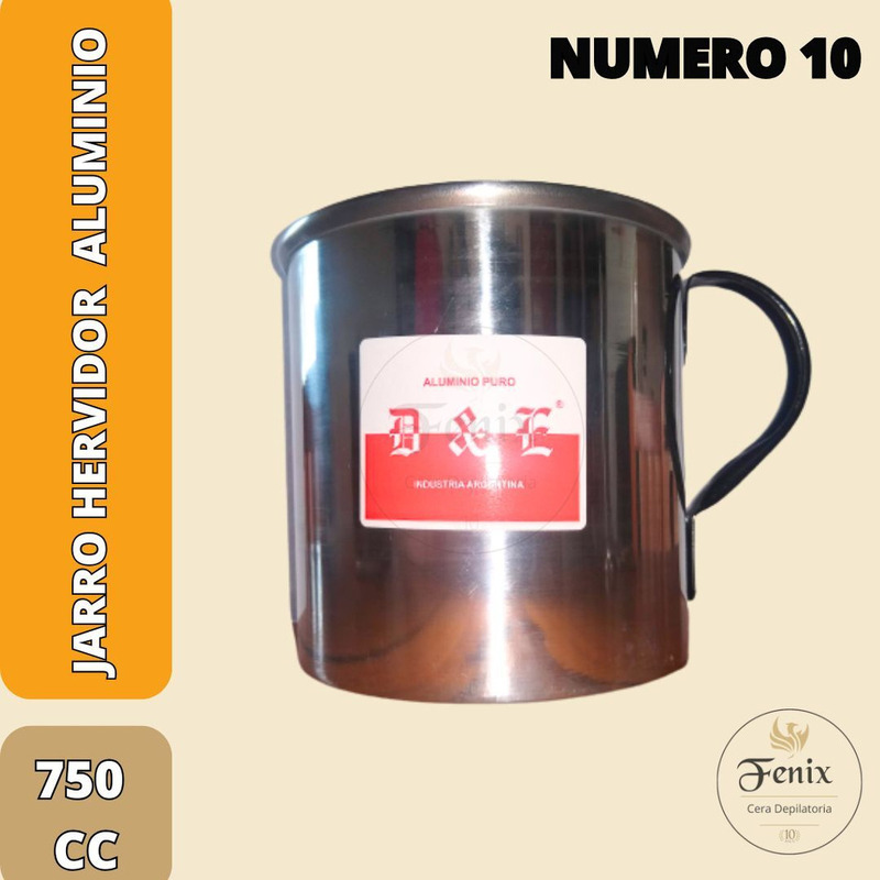 jarro jarrito Aluminio 750 cc   ,   1 litro y 1 litro y medio