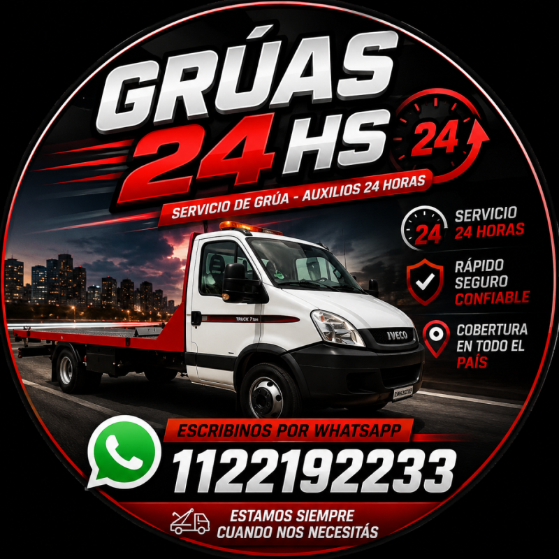 Auxilio las 24 horas, grÚas para todo tipo de vehiculos - 4
