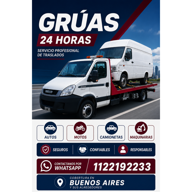 Auxilio las 24 horas, grÚas para todo tipo de vehiculos - 13