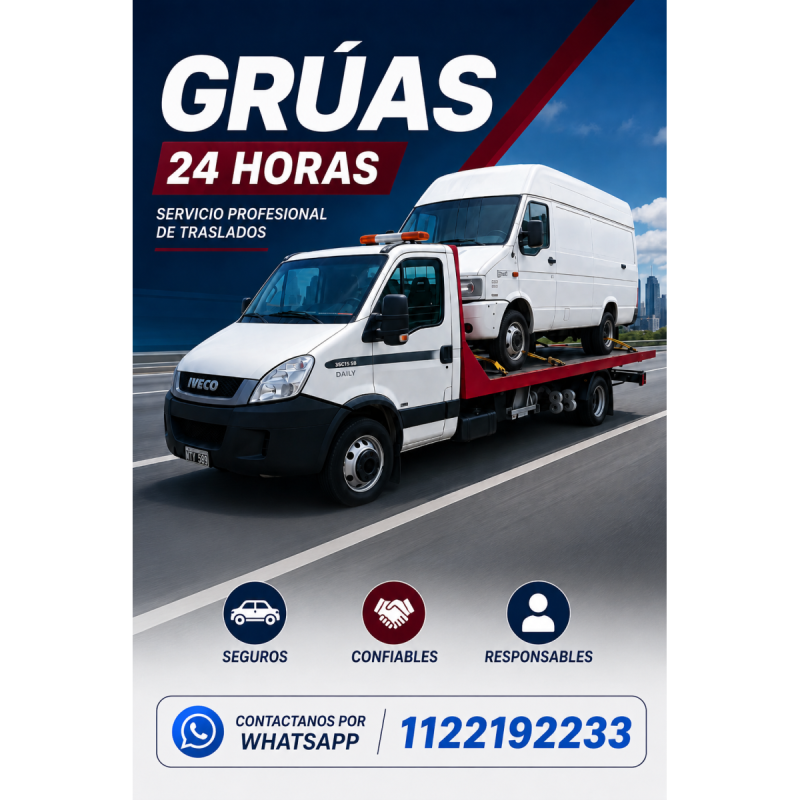 Auxilio las 24 horas, grÚas para todo tipo de vehiculos - 14