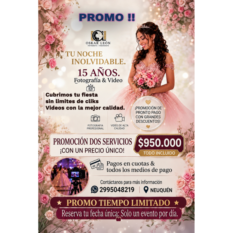 Cumple 15 aÑos foto & video promo