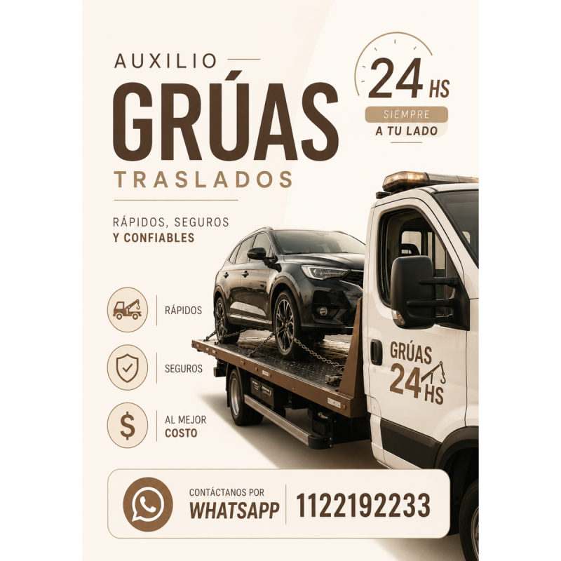 Remolques - traslados las 24 horas - 24 horas
