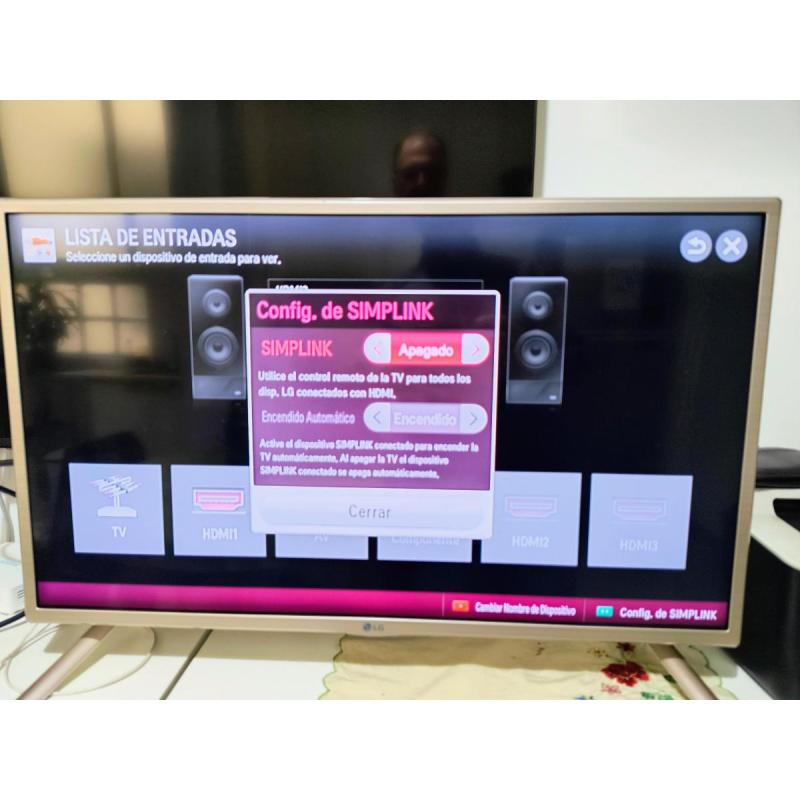 Smart Tv De 32 LG 32lf585b Led Hd Excelente Estado - 6