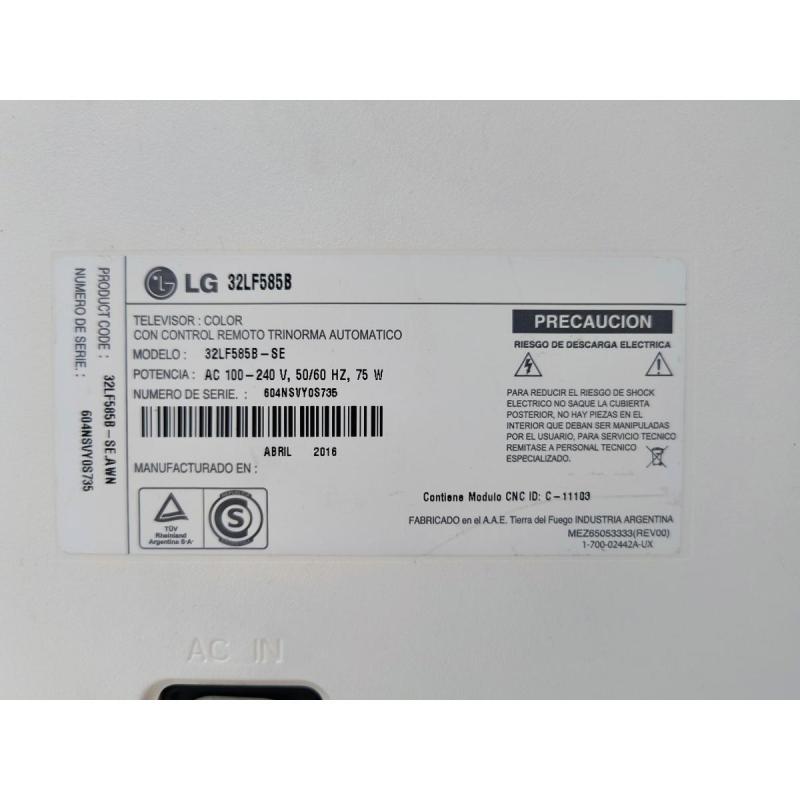 Smart Tv De 32 LG 32lf585b Led Hd Excelente Estado - 9