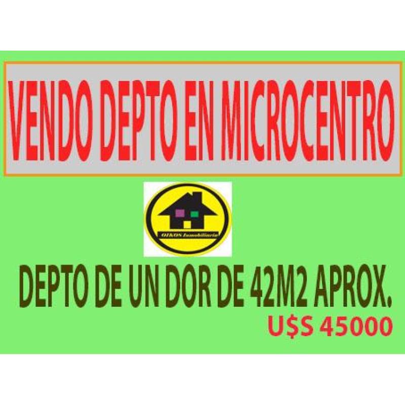 Vendo depto en microcentro