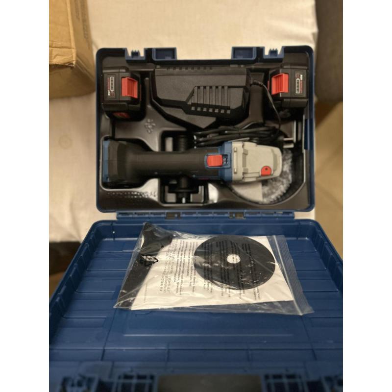 Amoladora Angular Inalámbrica Profesional DCSM03-125FK+ 2 Baterías 5.0Ah - 4