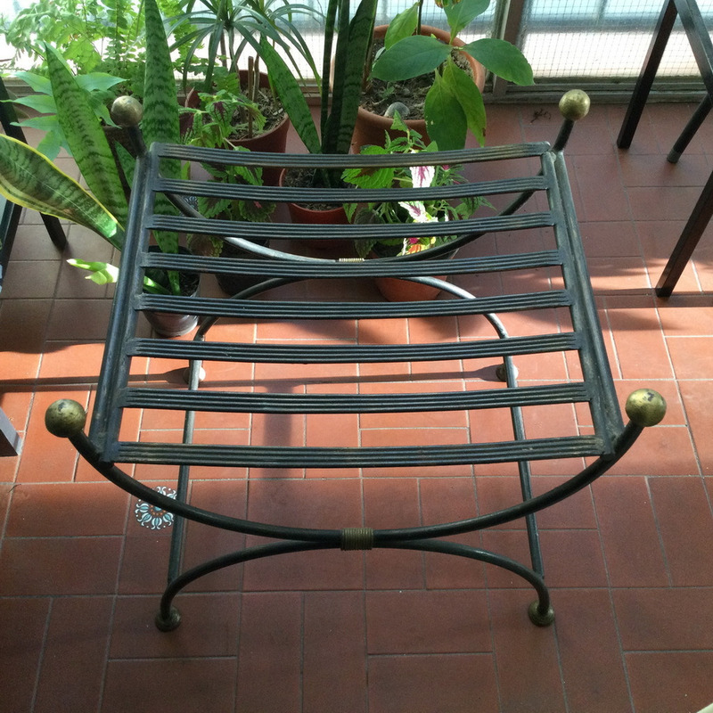 Banqueta Romana de Hierro Forjado