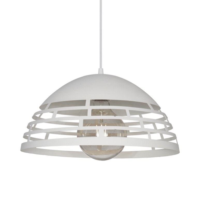 Lámpara de techo Colgante "PARLA" de chapa Ø 420mm x Al:230mm)
