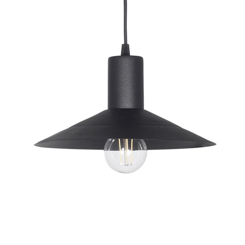 Lámpara Colgante Rennes Ø25 cm de Chapa | Diseño Moderno E27 Blanco o Negro - 3