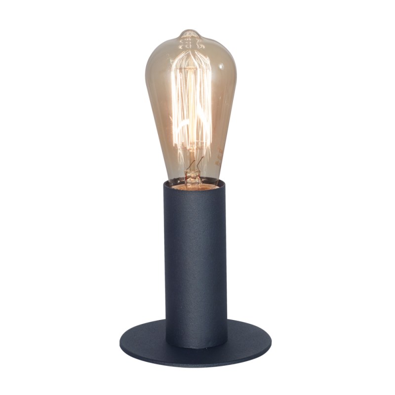 Velador de Escritorio IMOLA - 1 Luz E27 | Diseño Minimalista en Metal | Altura 118 mm