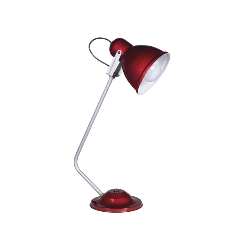 Lámpara Velador de Escritorio con Capuchón de Chapa - Altura 425 mm | Varios Colores | Portalámparas