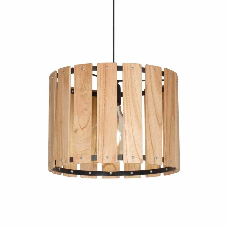 Colgante Tablitas de Madera Natural - Diámetro 35 cm x 25 cm de Alto