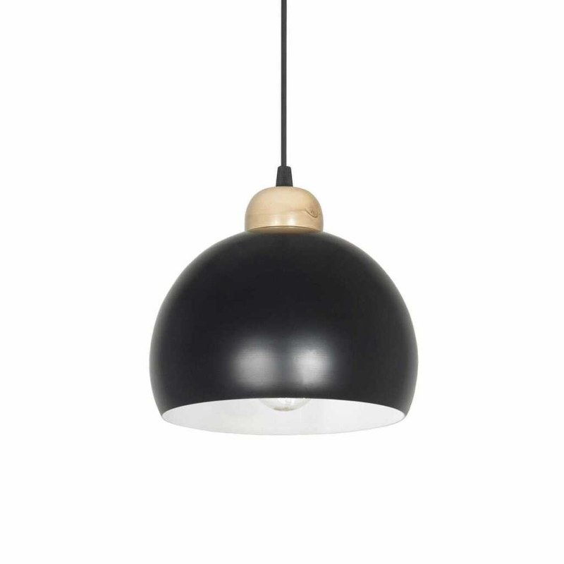 Colgante ESFERITA de Metal y Madera - 22 cm de Diámetro x 20 cm de Alto - 2