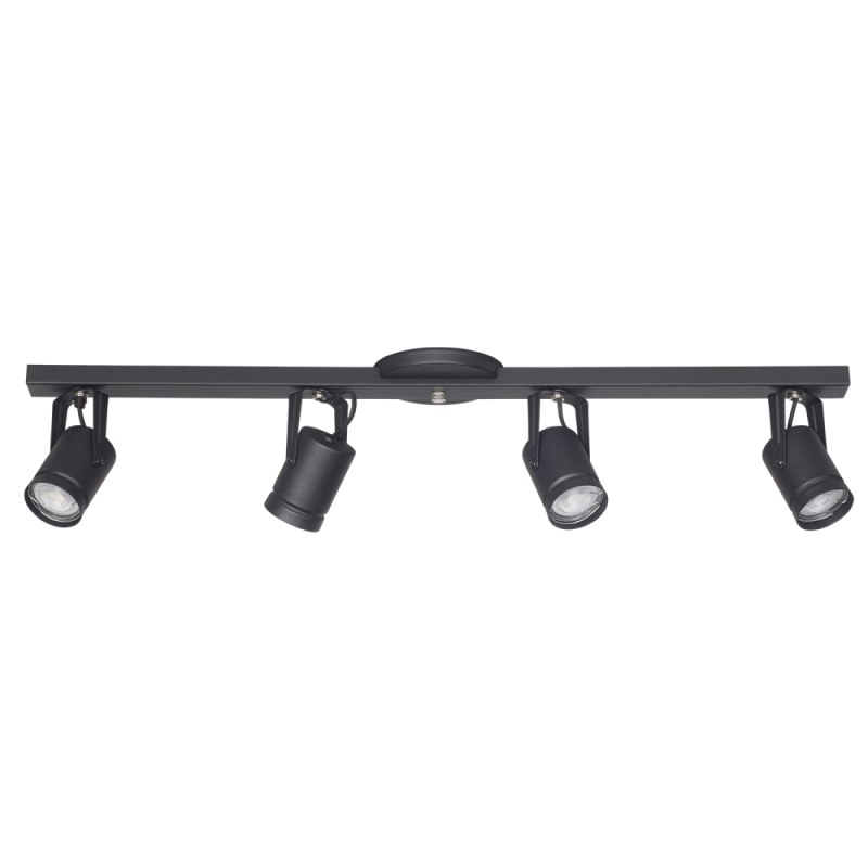 Spot Granada 4 Luces GU10 Moderno Techo Negro o Blanco 70cm Direccionable - 3