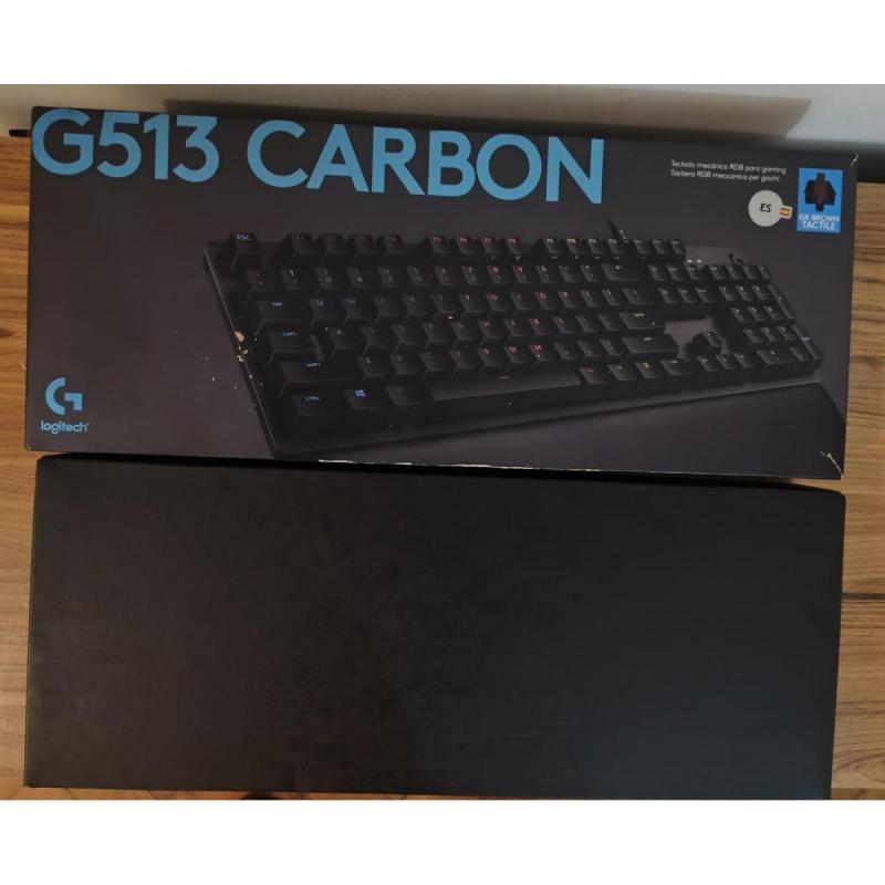 COMBO Teclado Logitech G 513 CARBÓN y Mouse Logitech G 502 HERO! - 2