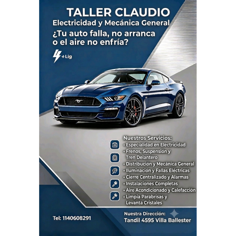 Taller Claudio Electricidad y Mecanica integral