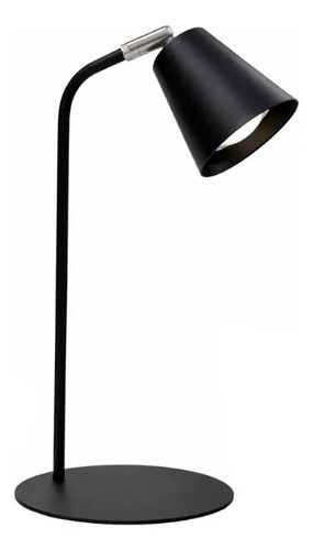 Lampara De Escritorio Velador Movil Deco Para Led Gu10 Negro