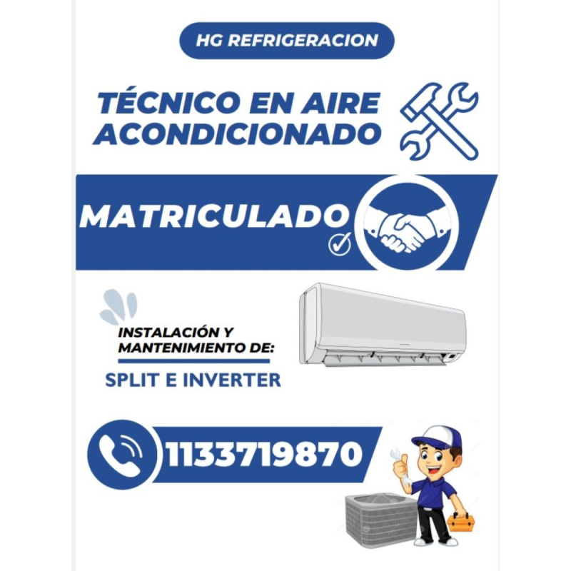 Aires acondicionados instalación y reparación.