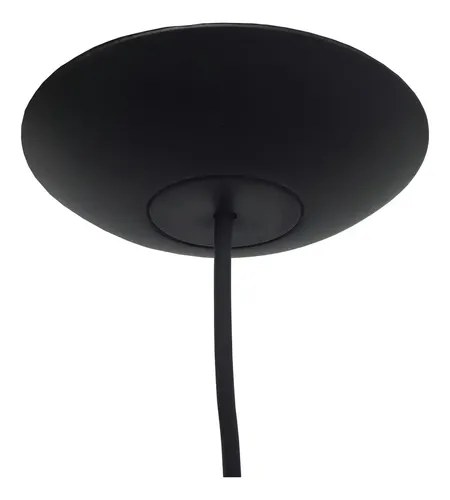 Lampara Colgante Ferrolux Fano 1 Luz Texturado E27 Color Negro - 6