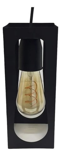 Lampara Colgante Ferrolux Fano 1 Luz Texturado E27 Color Negro - 7