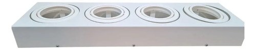 Lampara Plafon Ferrolux P-491b/t Techo Cardanico 4 Luces Led Ar111 Rectangular Estructura Blanco - 3