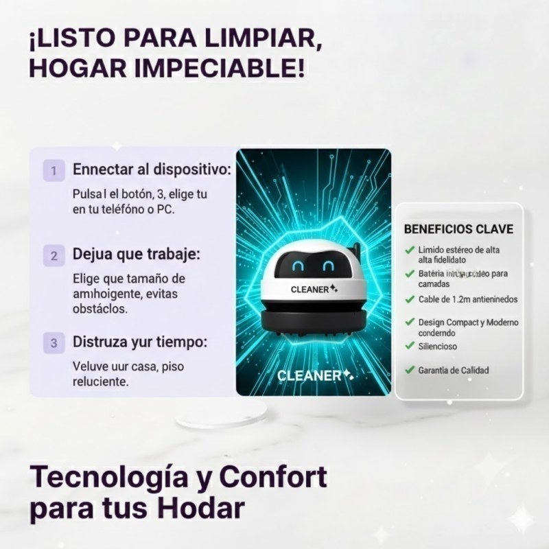 MINI ASPIRADORA DE ESCRITORIO - 3