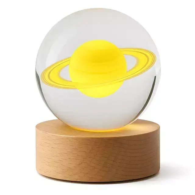 LUZ ESFERA SATURNO LUZ CALIDA