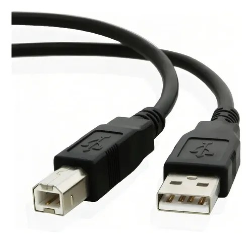 Cable Usb 2.0 A/b Para Impresora 1,5 Metros Imp1 Color Negro Negro - 3
