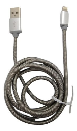 Cable Premium Lightning Carga Rapida Metalico 2.1 Skyway Metalico